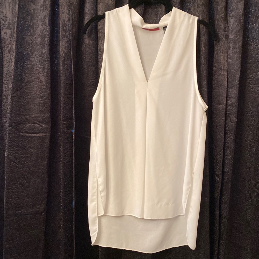 BKE red, Shear White Top Size; Small
